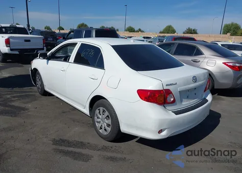 2009 Toyota Corolla Le z USA, uszkodzony, nr VIN JTDBL40EX99022714